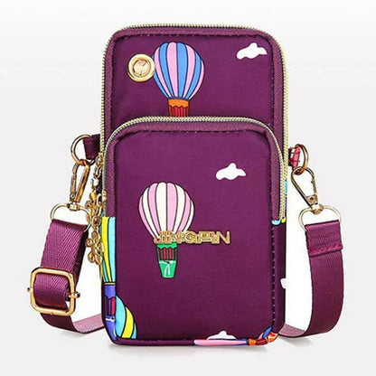 Buylor New Mobile Phone Crossbody Bags for Women Fashion Women Shoulder Bag Cell Phone Pouch With Headphone Layer Wallet - Tamnz