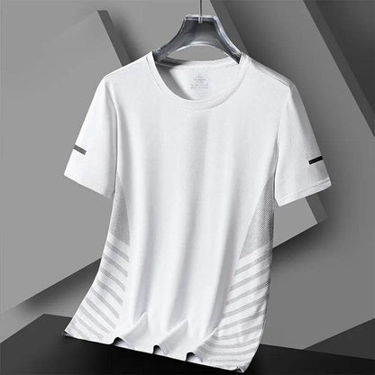Quick Dry Sport Running T-Shirt Men's T-Shirt Short Sleeves Summer Casual OverSize Top Tees GYM Tshirt Clothes - Tamnz
