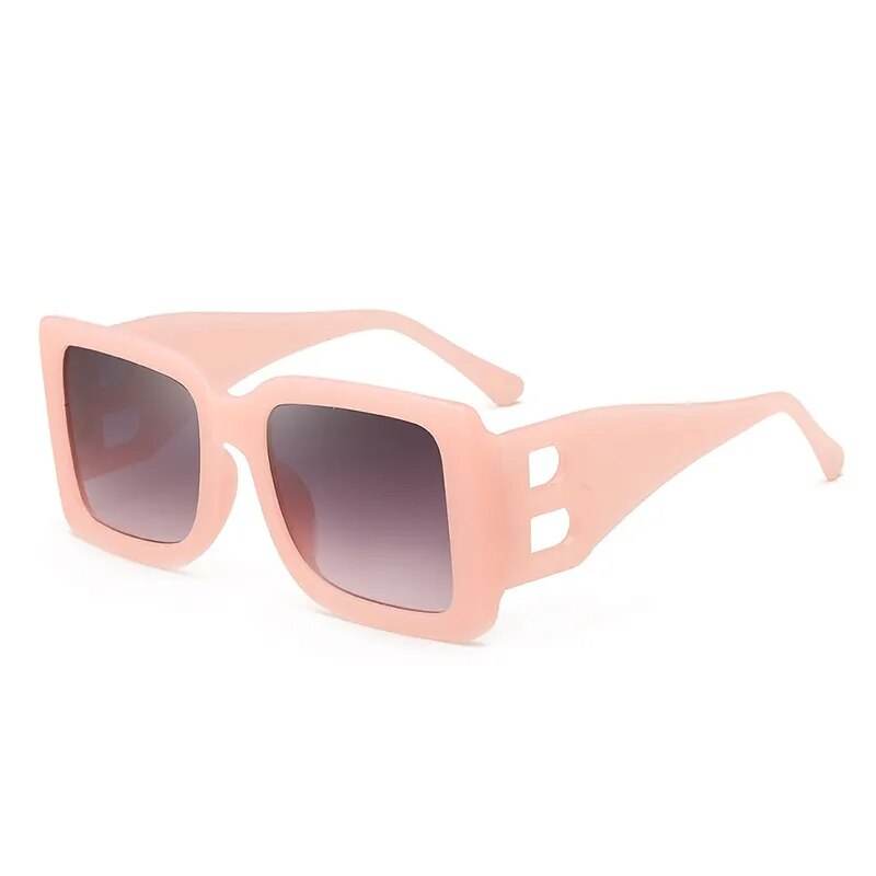 Oversized The Letter B Square Luxury Trend Sunglasses Women Men Retro Rectangle Sunglasses Gafas De Sol - Tamnz