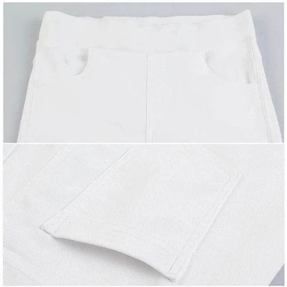 Women Summer Elastic Casual Stretch Skinny Leggings Slim Pencil Pants - Tamnz