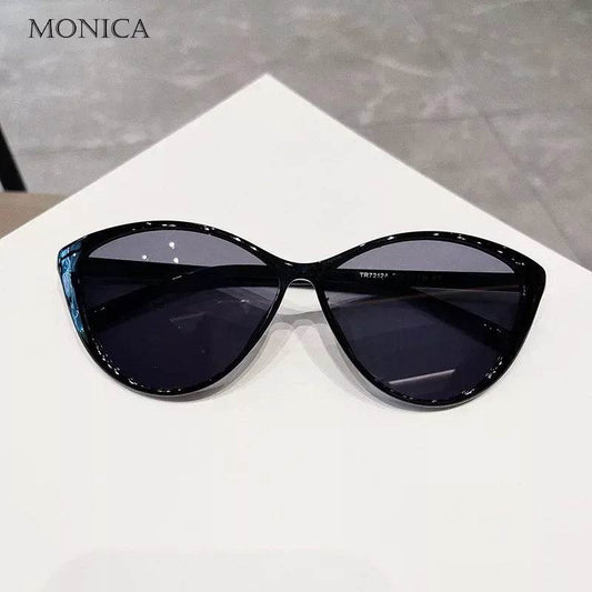 Small Frame Vintage Cat Eye Sunglasses Polygon Women Men Shades Retro Cat Eye Sun Glasses Anti UV Travel Eyewear for Female - Tamnz