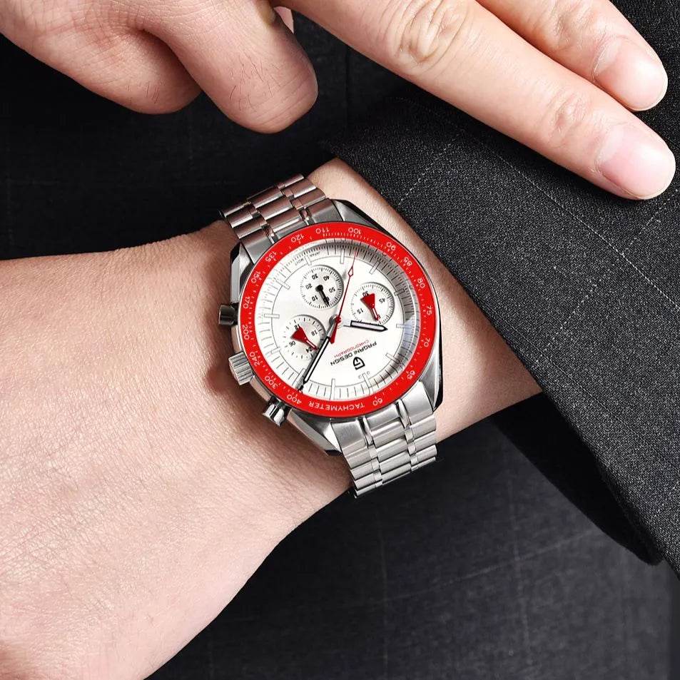 AK Project Men Watches Luxury Quartz Watch For Men Sapphire Bezel speed Chronograph Automatic - Tamnz