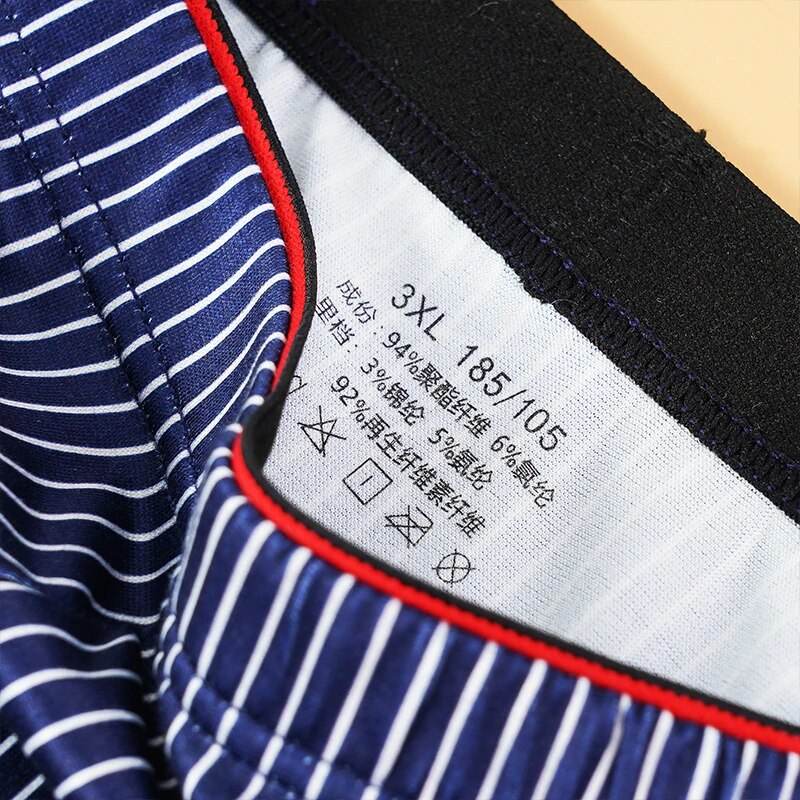 4 Pcs Boxer Men Sexy Stripe Panties Underwear Sexy Knickers for Men Underpants Shorts Fashion Under Wear Lingerie Boxers Briefs - Tamnz