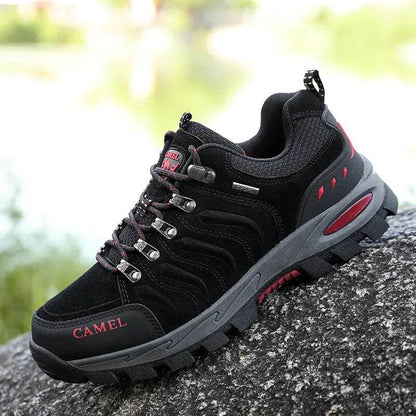 Men Hiking Mountain Climbing Shoes Trekking Sport Hunting Sneakers Lace-Up Non Slip - Tamnz