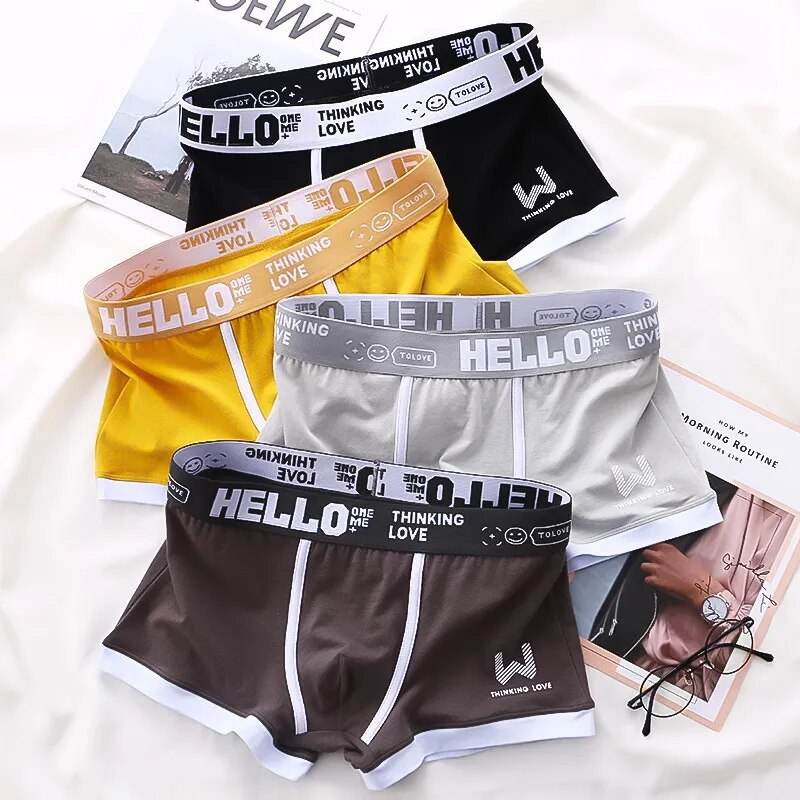 Men's Panties Cotton BoxerShorts Man Underwear Mens Boxers Sexy U Convex Male Underpants Plus Size cuecas calzoncillos - Tamnz
