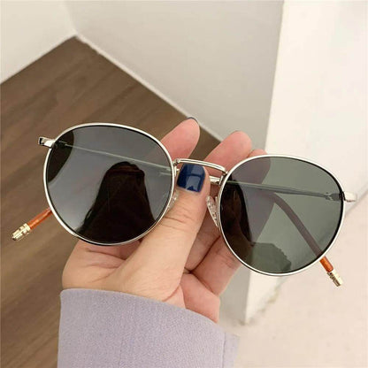 Fishing Metal Frame Shades Round Sun Eyewear - Tamnz
