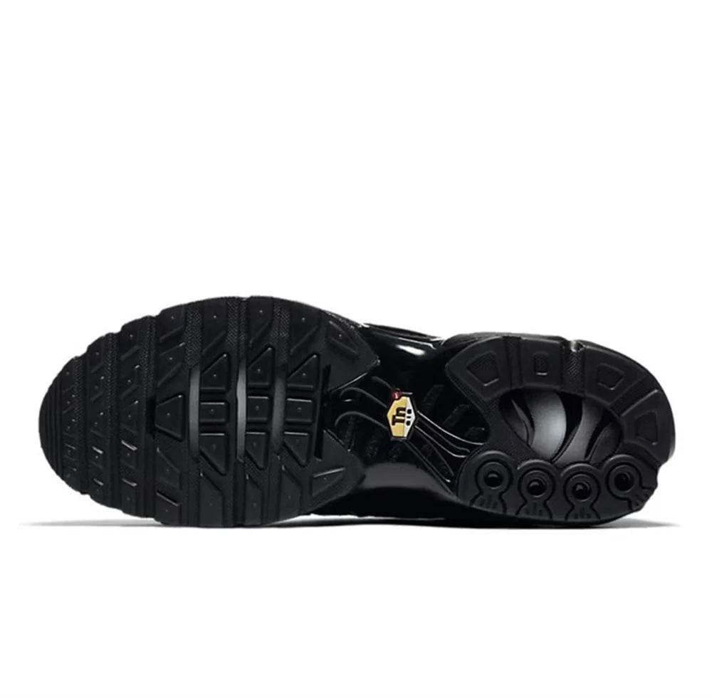 Nike Air Max Plus TN Men Women Running Shoes Breathable, Non Slip, Durable Air Cushion, Cushioning Fabric Triple Black - Tamnz