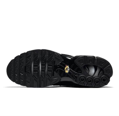 Nike Air Max Plus TN Men Women Running Shoes Breathable, Non Slip, Durable Air Cushion, Cushioning Fabric Triple Black - Tamnz