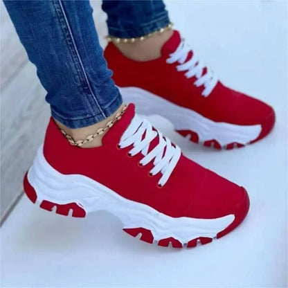 Sneakers Women Shoes New Pattern Canvas Shoe Casual Women Sport Shoes Flat Lace-Up Adult Zapatillas Mujer Chaussure Femme - Tamnz