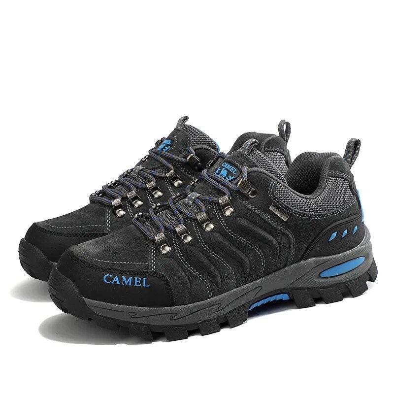 Men Hiking Mountain Climbing Shoes Trekking Sport Hunting Sneakers Lace-Up Non Slip - Tamnz