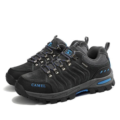 Men Hiking Mountain Climbing Shoes Trekking Sport Hunting Sneakers Lace-Up Non Slip - Tamnz