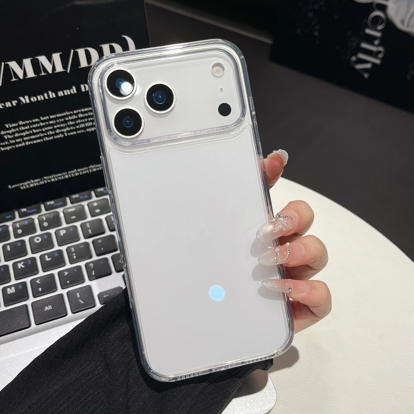 Shockproof Anti Yellow Crystal Acrylic Phone case For iPhone 17AIR 17 17 PRO 17 PRO MAX For Magsafe Strong Magnetic phone Case