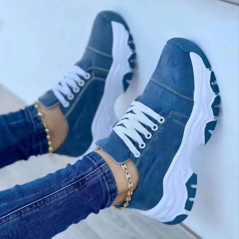 Sneakers Women Shoes New Pattern Canvas Shoe Casual Women Sport Shoes Flat Lace-Up Adult Zapatillas Mujer Chaussure Femme - Tamnz