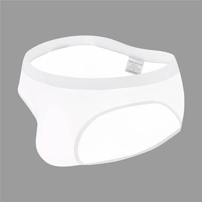 Men's Briefs Sexy Ice Silk U Convex Pouch Underwear Thin Section Breathable Low-Waist Panties Underpants Bikini Slip Homme - Tamnz