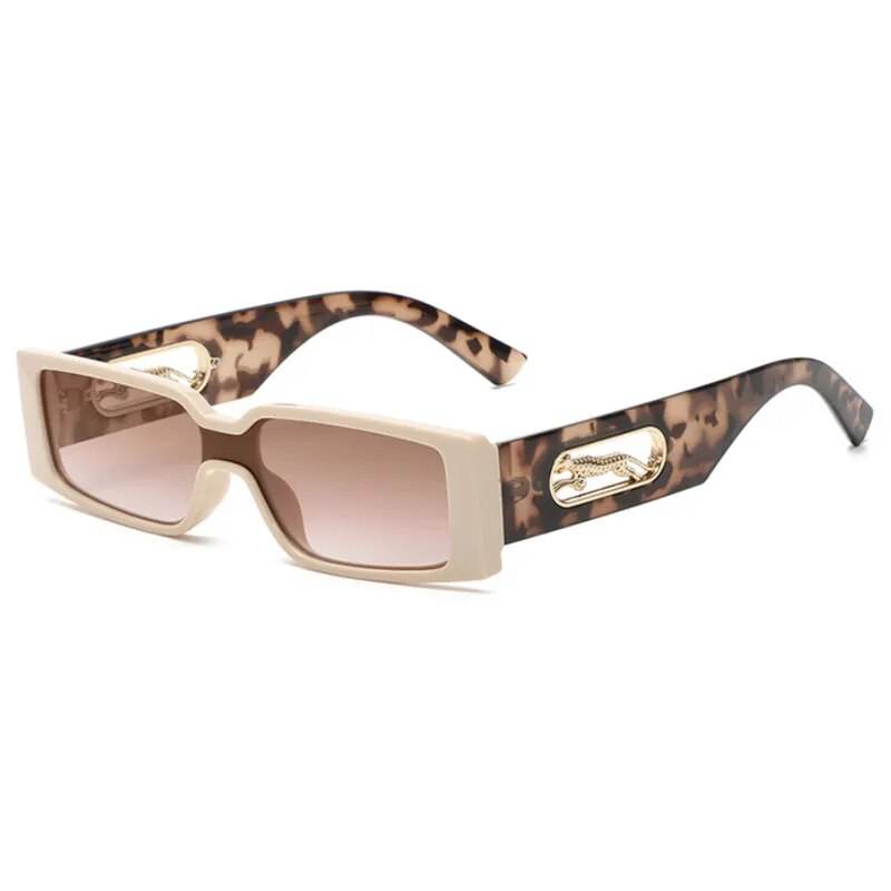 Rectangle Sunglasses Women Fashion Luxury Square Sun Glasses - Tamnz
