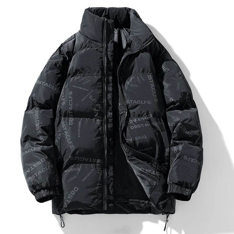 Winter Men's Parkas Plus Size 8xl Korean Fashion Stand Collar Thick Warm Puffer Jacket Windbreaker Thermal Padded Coat - Tamnz