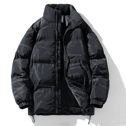 Winter Men's Parkas Plus Size 8xl Korean Fashion Stand Collar Thick Warm Puffer Jacket Windbreaker Thermal Padded Coat - Tamnz