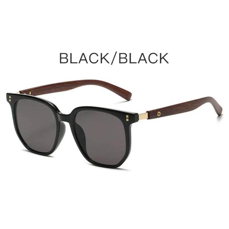 Retro Sunglasses Glasses Vintage Sunglasses Women Luxury Wood Shades Sonnenbrille - Tamnz