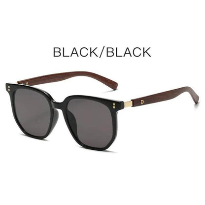 Retro Sunglasses Glasses Vintage Sunglasses Women Luxury Wood Shades Sonnenbrille - Tamnz