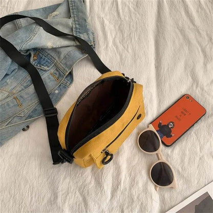 Bags for Women Women Pure Color Casual Tote Outdoor Bag Canvas Handbag Zipper Shoulder Bag Luxury Bag Bolsas Femininas - Tamnz