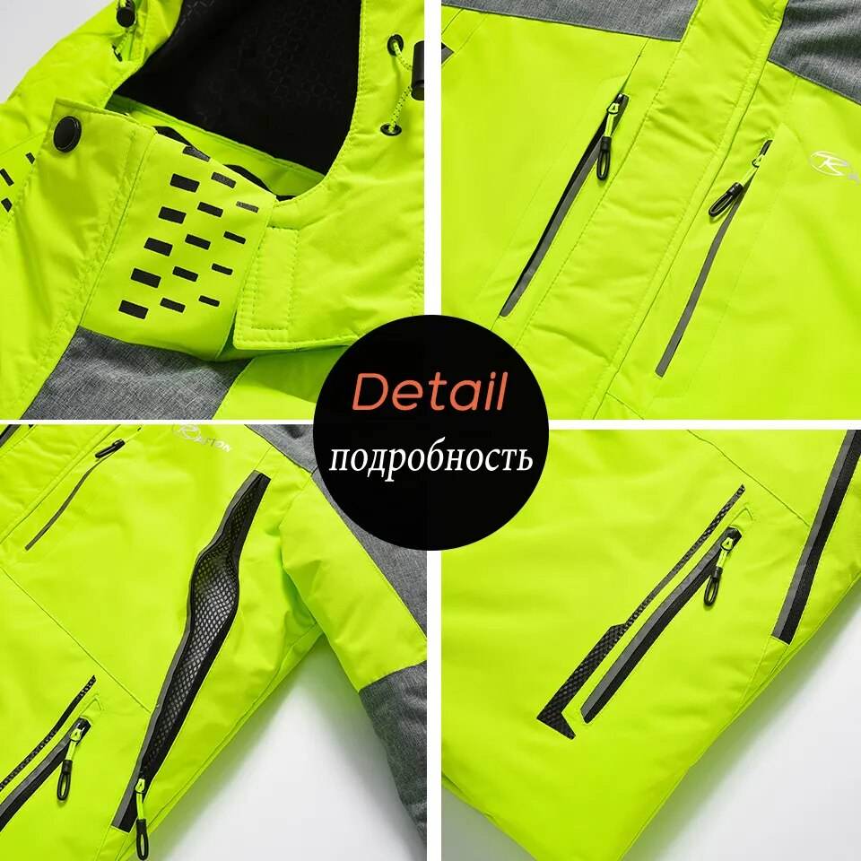 Winter New Outdoor Jet Ski Snow Warm Parkas Jacket Coat Men Outwear Premium Casual Hat Waterproof Thick Fleece Parkas - Tamnz