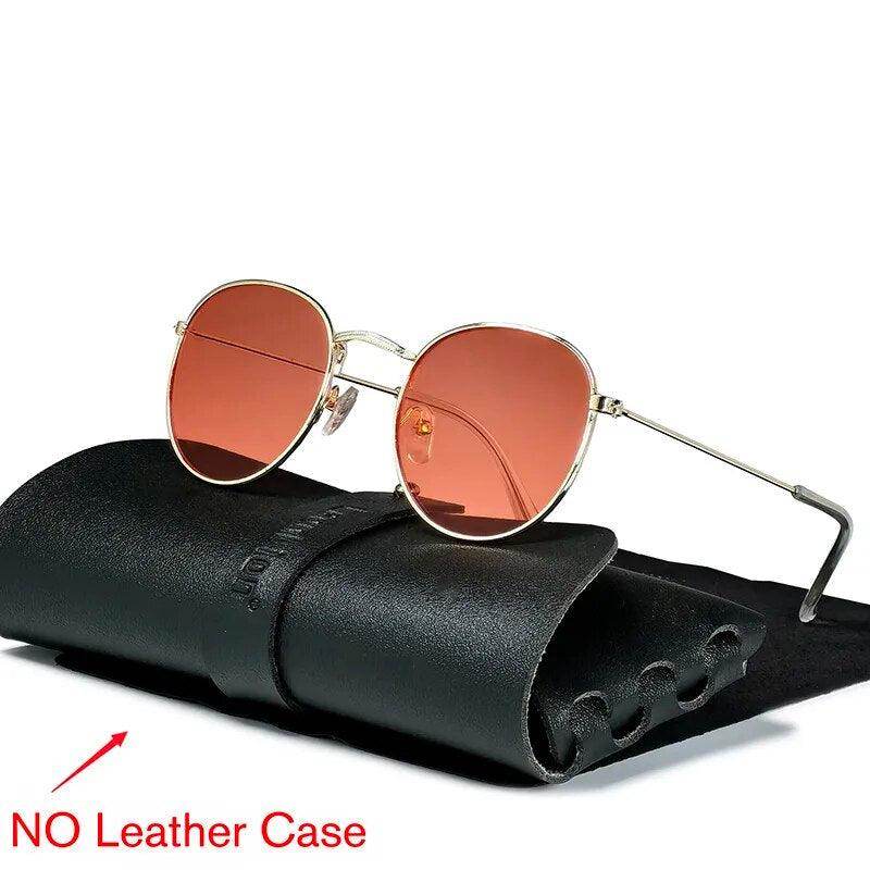Round Retro Sunglasses Men 2023 Round Vintage Glasses for Men/Women Luxury Eyewear - Tamnz