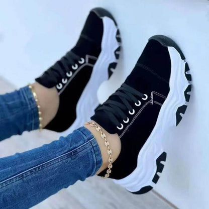Sneakers Women Shoes New Pattern Canvas Shoe Casual Women Sport Shoes Flat Lace-Up Adult Zapatillas Mujer Chaussure Femme - Tamnz