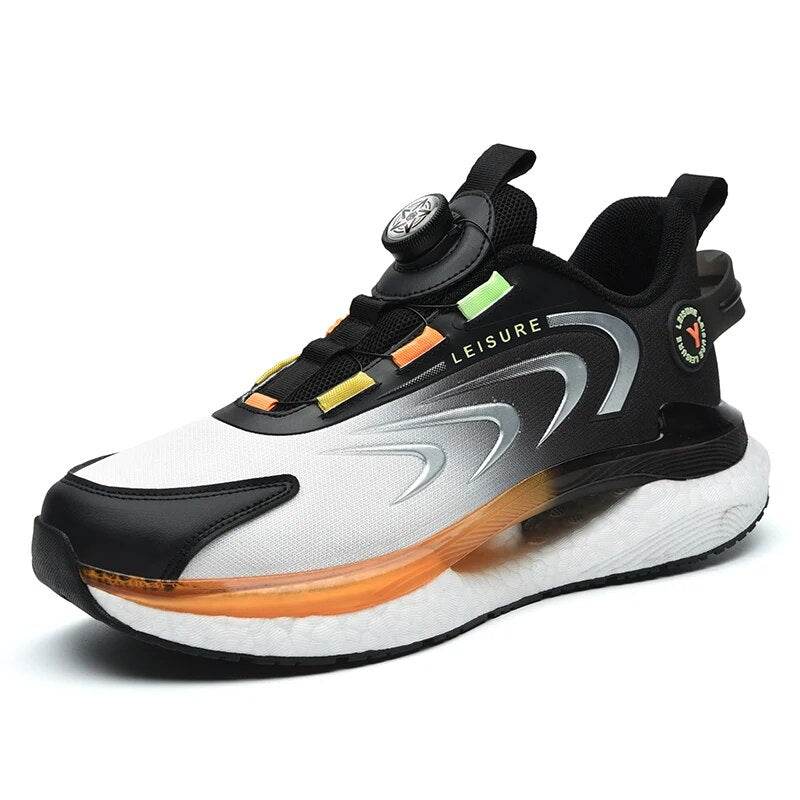 All-match Men's Running Shoes Cushion Jogging Sports Shoes Trendy Outdoor Sneakers - Tamnz