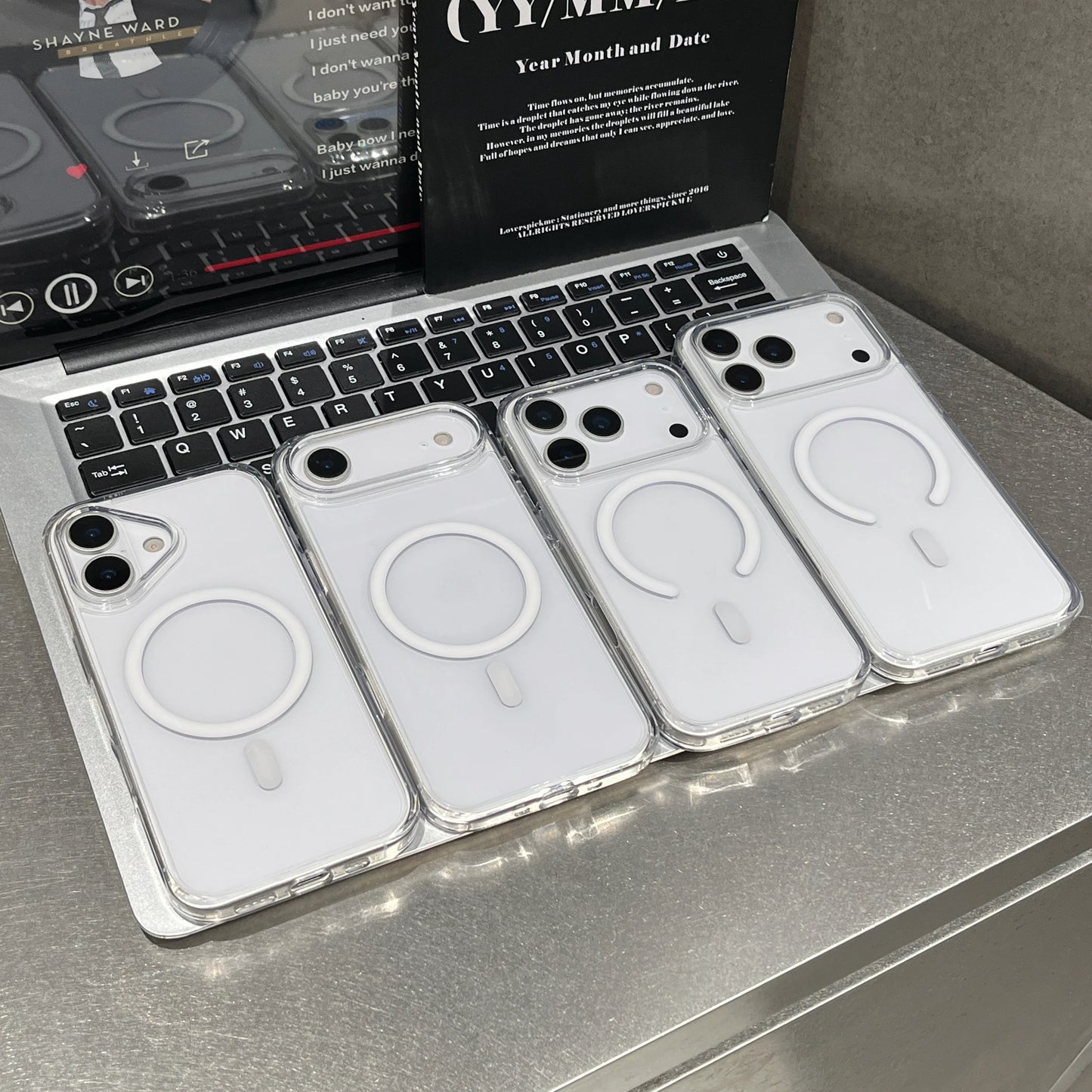 Shockproof Anti Yellow Crystal Acrylic Phone case For iPhone 17AIR 17 17 PRO 17 PRO MAX For Magsafe Strong Magnetic phone Case