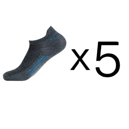 5 Pairs Men Ankle Socks Breathable Cotton Sports Mesh Casual Athletic Summer Thin Cut - Tamnz