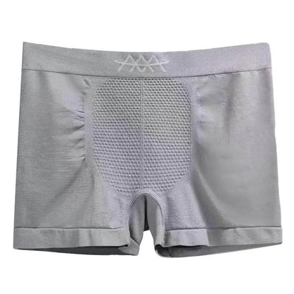 Men Boxers Underpants High Elasticity Seamless Honeycomb Breathable Mid Waist Soft Moisture-wicking Anti-shrink Men Underwear - Tamnz