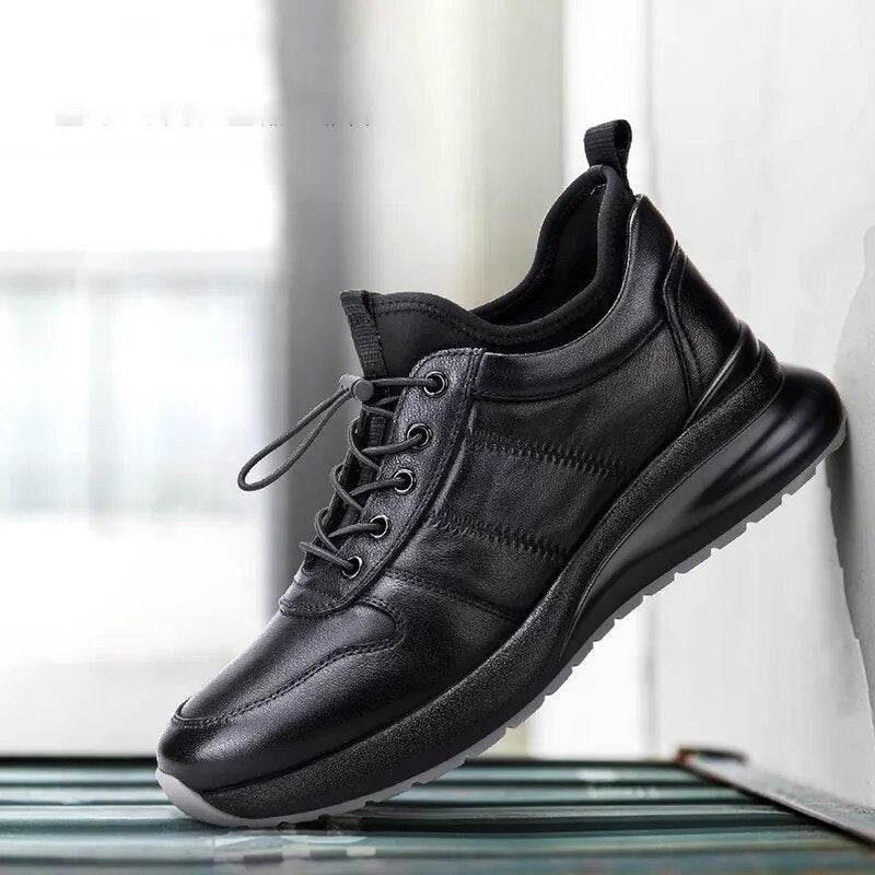 Breathable Leather Shoes for Men Autumn - Tamnz