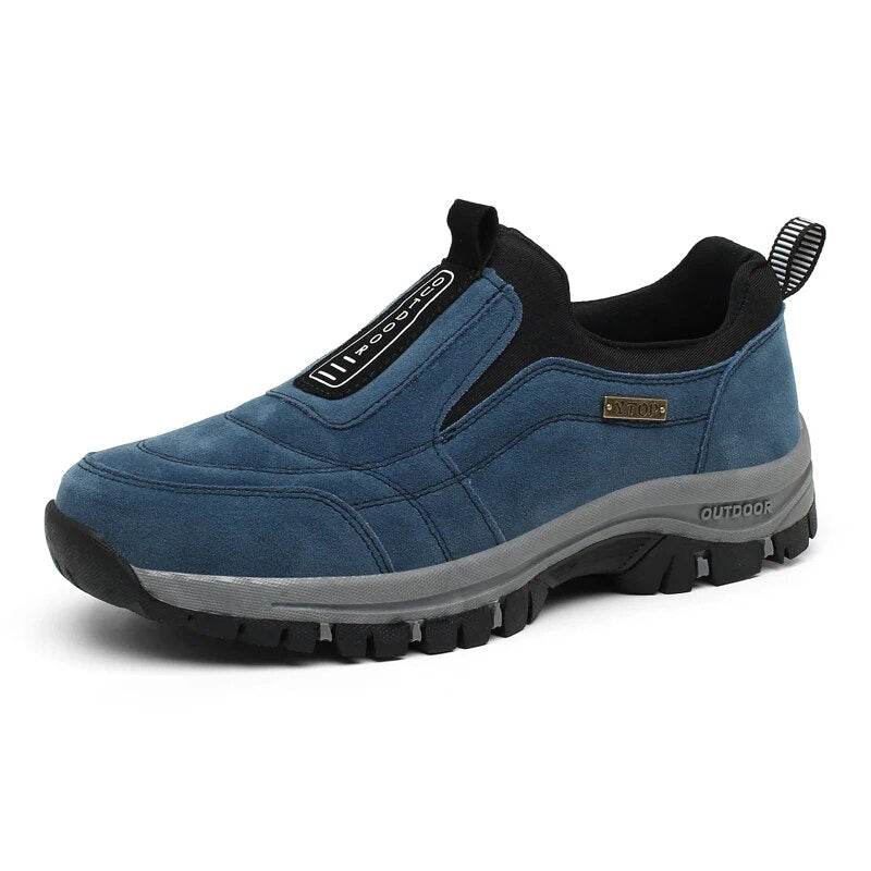 Outdoor Hiking Shoes Slip-On Loafers Training Sneakers Men Walking Shoes Trekking Driving Shoes - Tamnz