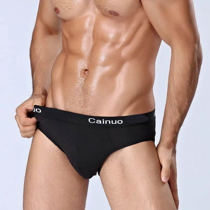 5Pcs Men’s Underwear Summer Men Briefs Male Large Size L-5XL Boy Comfortable Solid Underpants Fungi-Proofing Men Panties - Tamnz