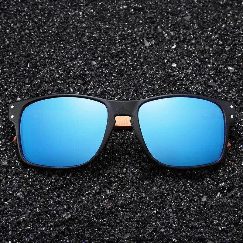 Brand Design Beech Wood Handmade Sunglasses Men Polarized Eyewear Outdoor - Tamnz