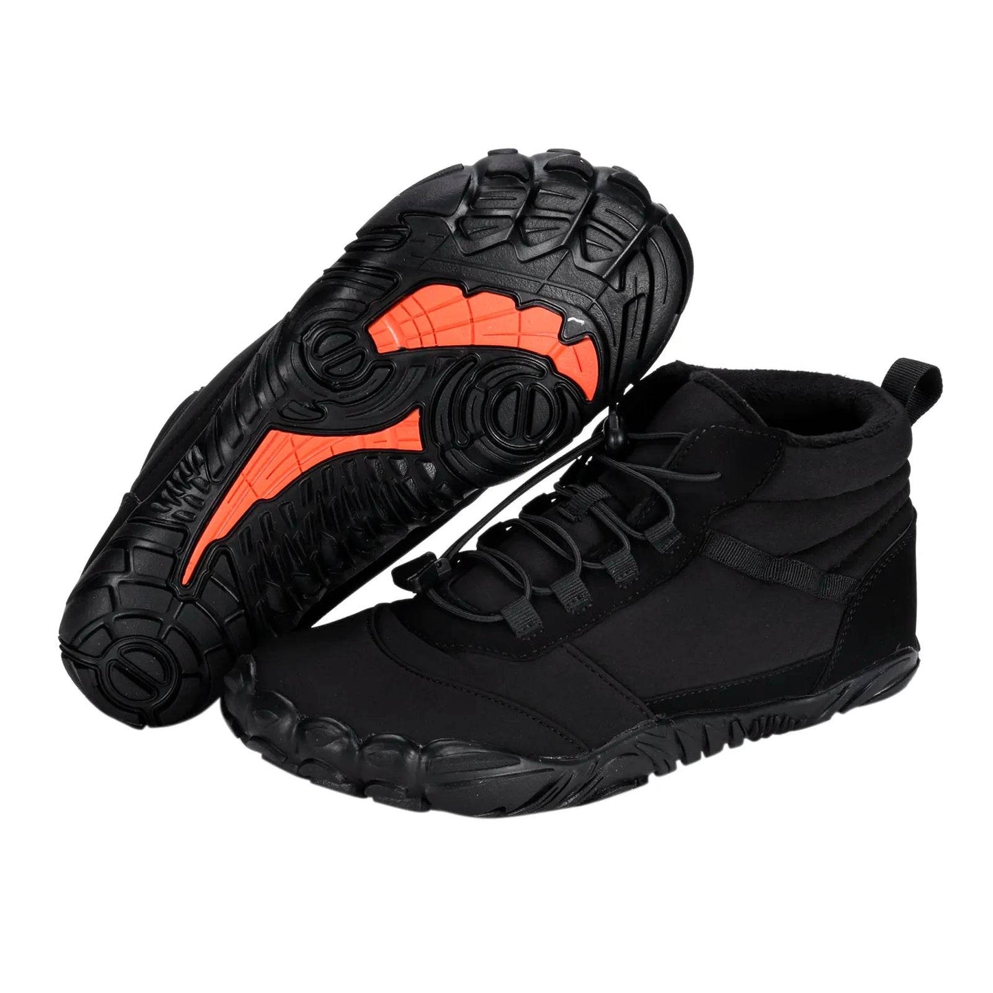 Winter Warm Running Barefoot Rubber Running Shoes Waterproof Non-Slip Breathable - Tamnz