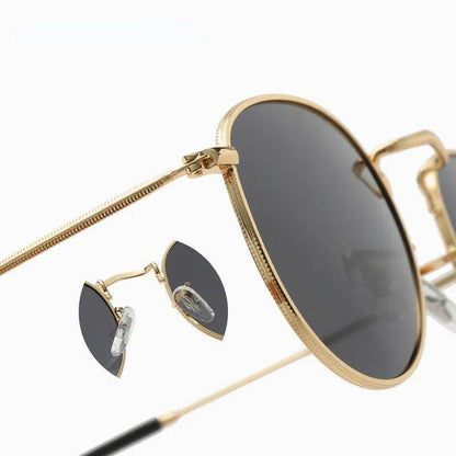 Round Retro Sunglasses Men 2023 Round Vintage Glasses for Men/Women Luxury Eyewear - Tamnz