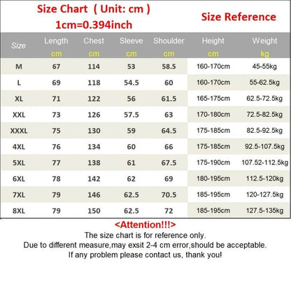 Winter Men's Parkas Plus Size 8xl Korean Fashion Stand Collar Thick Warm Puffer Jacket Windbreaker Thermal Padded Coat - Tamnz