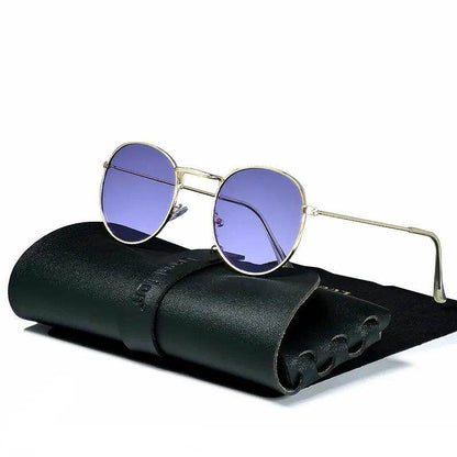 Round Retro Sunglasses Men 2023 Round Vintage Glasses for Men/Women Luxury Eyewear - Tamnz