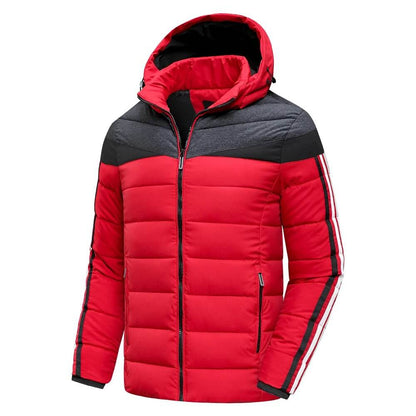 Winter Brand New Casual Warm Thick Windproof Jacket Parkas Coat Men Fashion Autumn Outwear Detachable Hat Parka Men - Tamnz