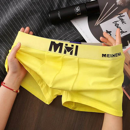 Solid Cotton Underwear Men Boxer Homme Mens Boxers Panties Man Cuecas Masculina Boxershorts M-3XL H008 - Tamnz