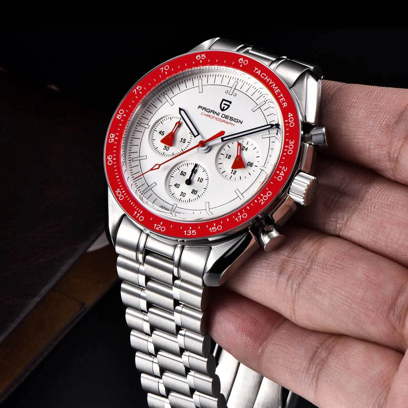 AK Project Men Watches Luxury Quartz Watch For Men Sapphire Bezel speed Chronograph Automatic - Tamnz