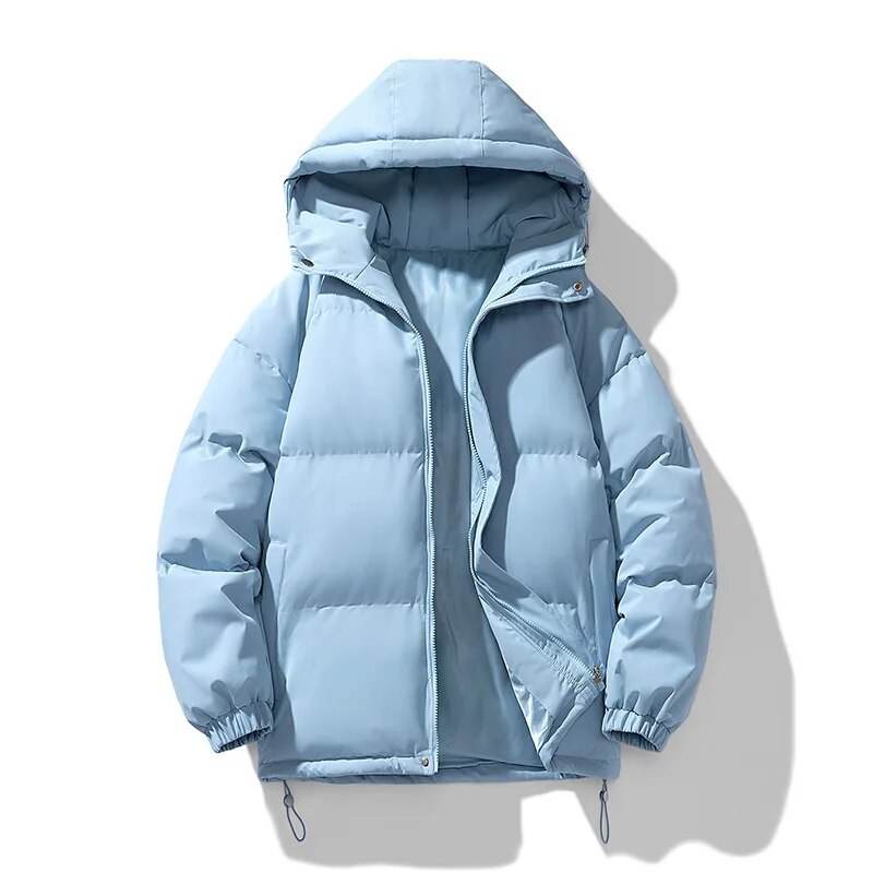 Winter Parkas Men Cotton-padded Coats Men Puffer Jackets Outdoor Hooded Coat Casual Windbreaker Thick Warm Coat Men Jacket - Tamnz