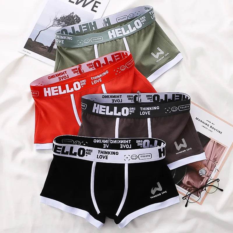 Men's Panties Cotton BoxerShorts Man Underwear Mens Boxers Sexy U Convex Male Underpants Plus Size cuecas calzoncillos - Tamnz