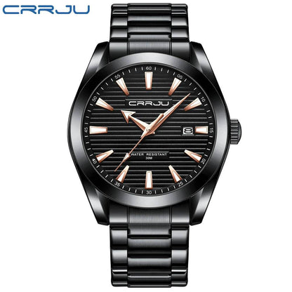 Temperament Men Luxury Fashion Design Gold Men Watches Multifunction Luminous Quartz - Tamnz