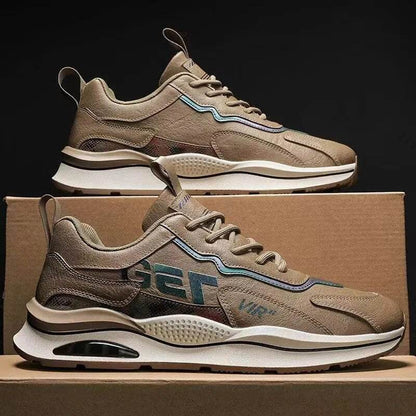 Men Winter Cotton Shoes Leather Waterproof Casual Shoes For Men Fashion Plush Warm Sneakers Non-slip Outdoor - Tamnz