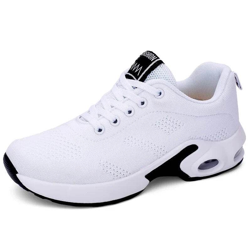 Sports Shoes For Women 2023 Spring White Breathable Casual Sneakers Summer Breathable Air Cushion Running Shoe Zapatillas Mujer - Tamnz