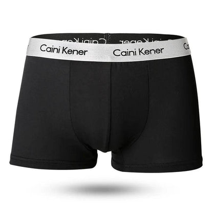 5pcs Solid Shorts Underpants man Men's Panties Men Boxer Underwear For Male Couple Sexy Set Large Size Lot Soft - Tamnz