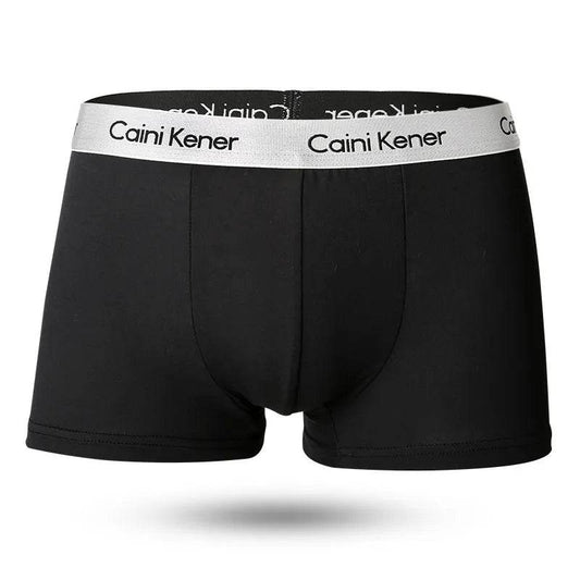 5pcs Solid Shorts Underpants man Men's Panties Men Boxer Underwear For Male Couple Sexy Set Large Size Lot Soft - Tamnz