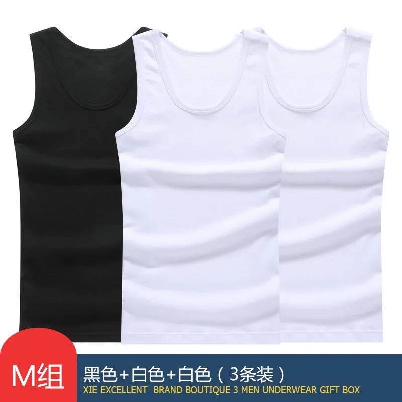 Tank Top Solid Muscle Vest Undershirts O-neck Gymclothing Tees Whorl Tops - Tamnz